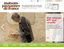 Tablet Screenshot of maisons-paysannes.org